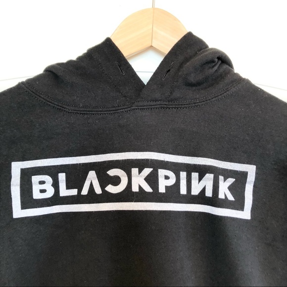 🌈 6/$60, BLACKPINK Hoodie, Black, Size Small - Picture 2 of 5
